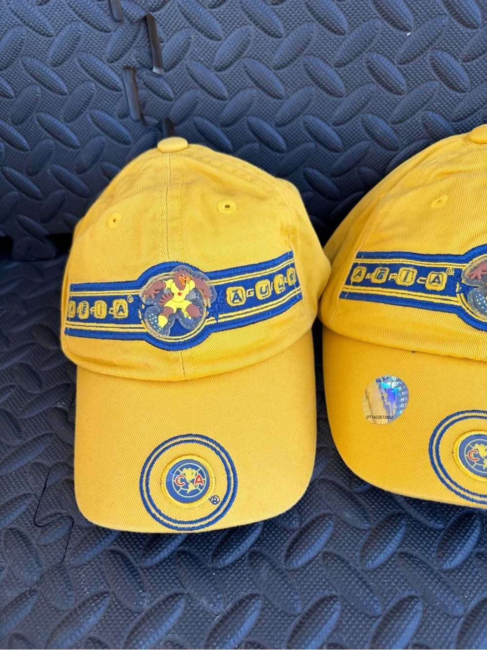 América  Aguilas Yellow Cotton Baseball Cap with Team Crest Unixes